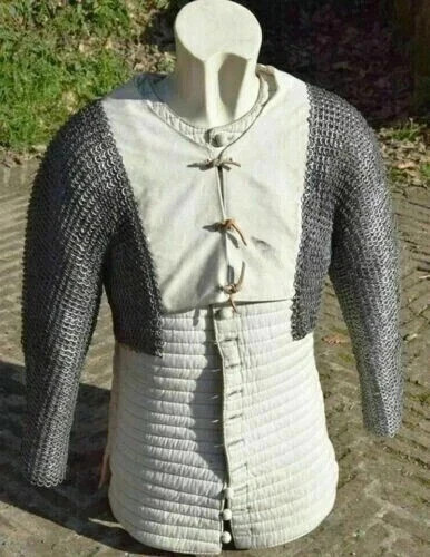 Medieval padded gambeson with - padded,