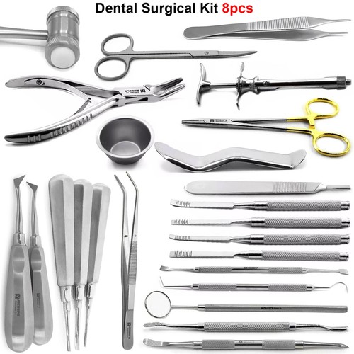 Tooth extraction tool kit - tooth,