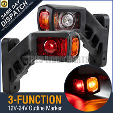 LED Side Marker Light Trailer Truck Caravan Lorry Rear Tail Outline Lamp 12V24V,