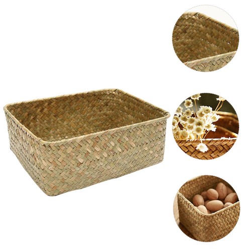 Pcs white wicker baskets - baskets, toy