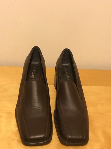 Fiore brown leather court - brown,