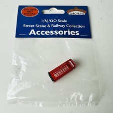 BACHMANN EFE 1:76 OO Telephone Box Model For Model Railway Train Layout E99623