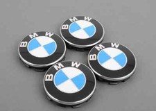 BMW 1 Series 2011 Diesel E88 Wheel Center Hub Caps 68mm  6783536 OEM Set of 4