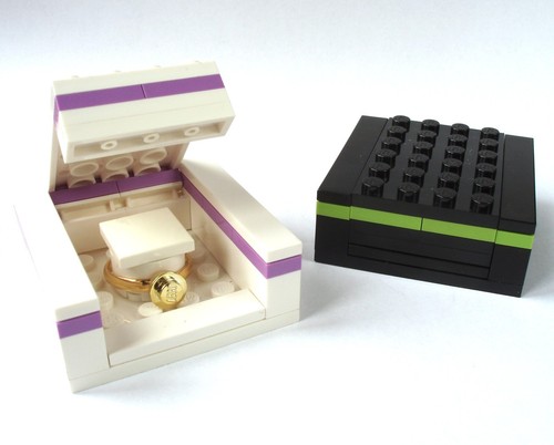 Ring gift box made - gift,