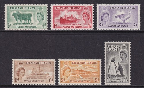 Falkland islands 1955 qeii - falkland,