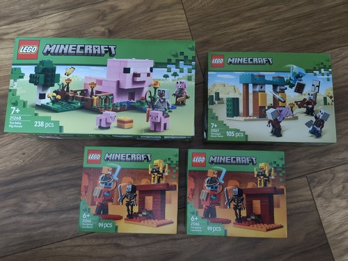 Lego minecraft pig - x,