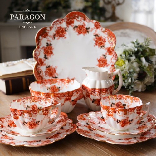 British paragon orange floral - paragon,
