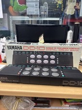 Vintage 1980s Yamaha DD10 Digital Drum Bank Machine MIJ w/ Original Box