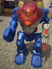 Mattel Imaginext DC Super Friends Superman Robot Toy Good Condition 