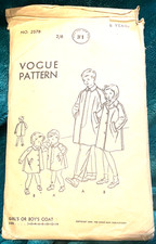 VINTAGE VOGUE paper PATTERN
