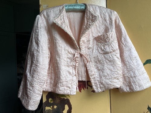 Vintage 50s 60s peach - vintage, satin