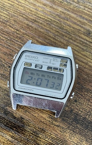 Seiko digital chronograph lcd - chronograph,