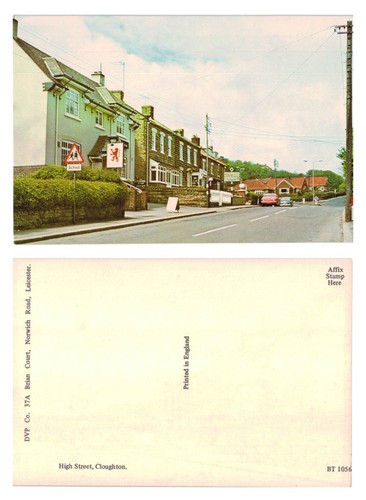 Vintage postcard high - vintage,
