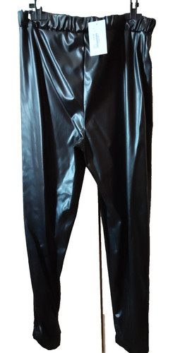 Bnwt wet look pvc trousers - look,