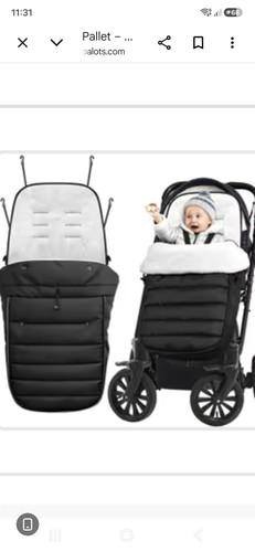 Compact stroller footmuff - stroller, dual