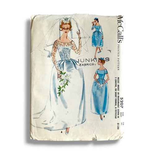 Mccalls 5207 50s bridal - mccalls,