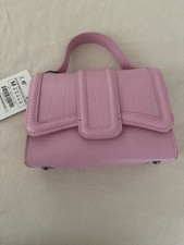 Zara Mini City Black Croc