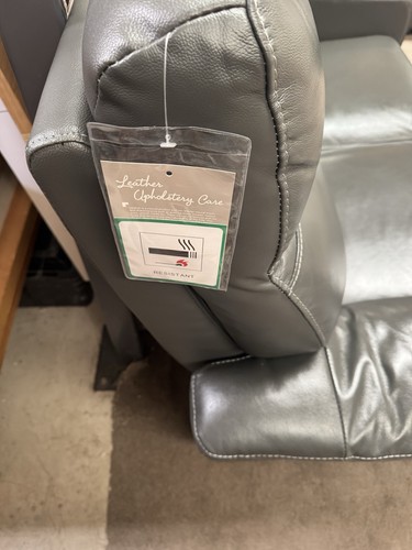 Modular grey leather corner - modular,