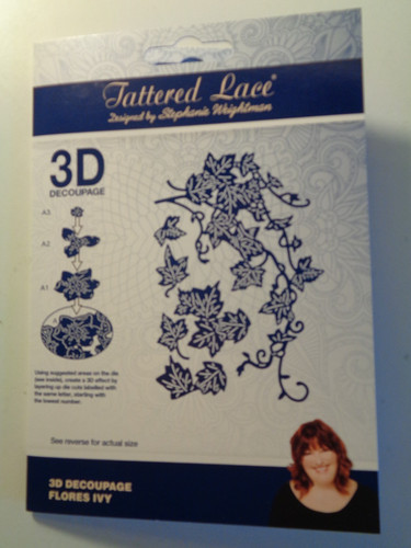 Tattered lace decoupage - tattered,
