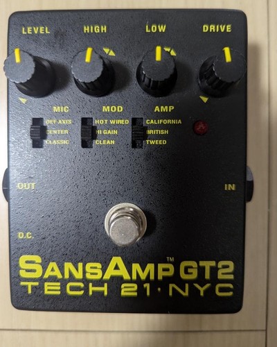 Tech sansamp gt2 guitar amp - guitar,