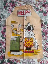 Vintage 1980s Andy Capp Wipe Clean PVC Apron Blackstaff
