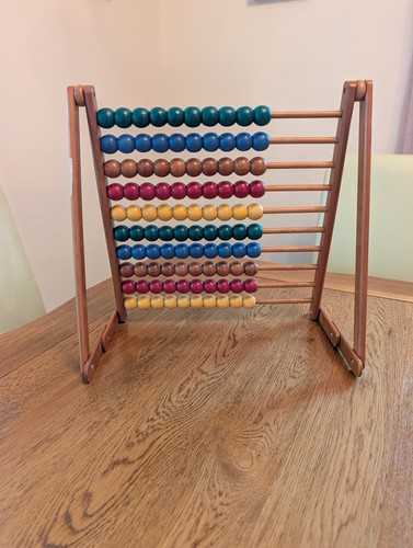 Vintage ikea wooden abacus - ikea,