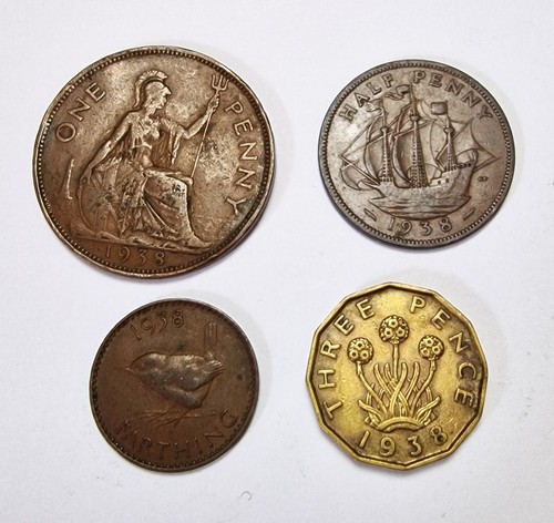 1938 george pre decimal - george,