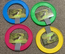 Pet Dog Flying Disc Ring Frisbee Throw Ring Fetch Fun Play Flying Disc Frisbee