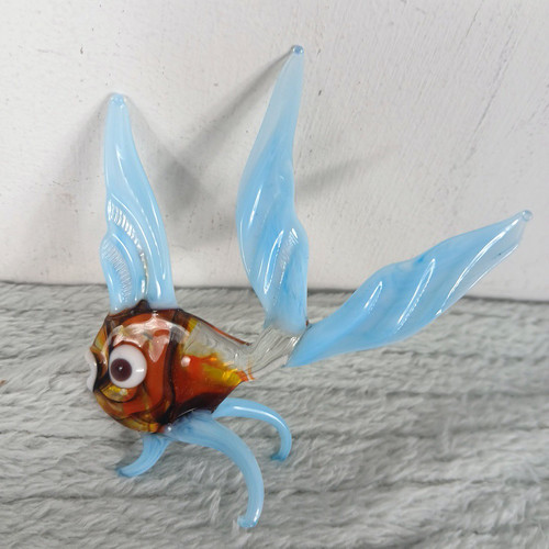 Vintage glass angel - glass,