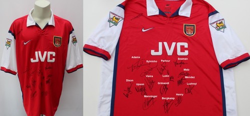 Arsenal home shirt signed - arsenal, by