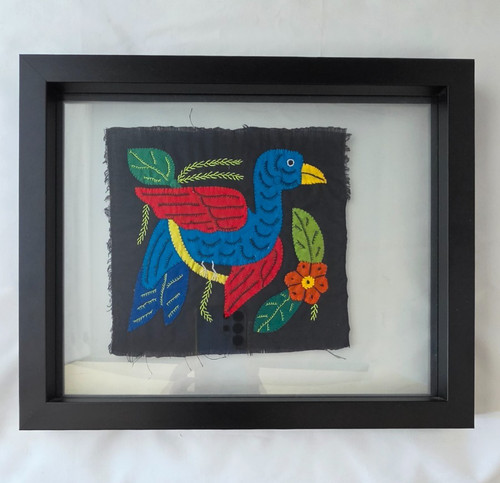 Framed vintage kuna mola - framed,