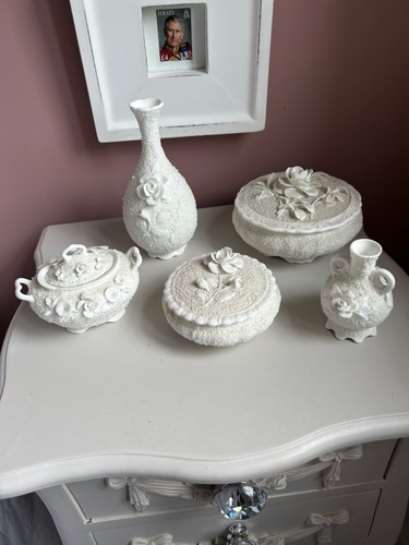 Coalport white encrusted - coalport,