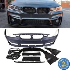 Front Bumper Lower With Pdc Holes Fog Grilles M3 Look BMW 3 Series F30 F31 Style