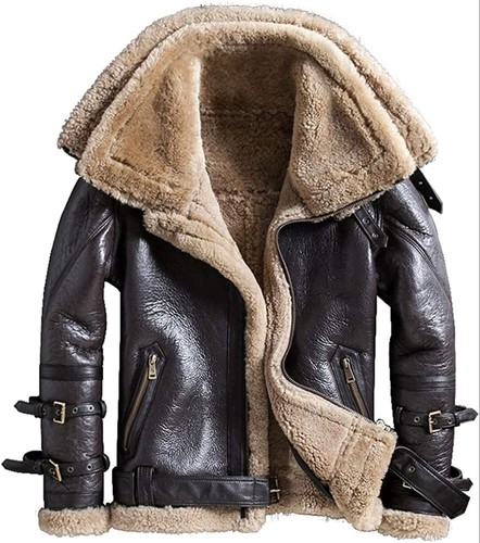 Men raf aviator real leather - men,