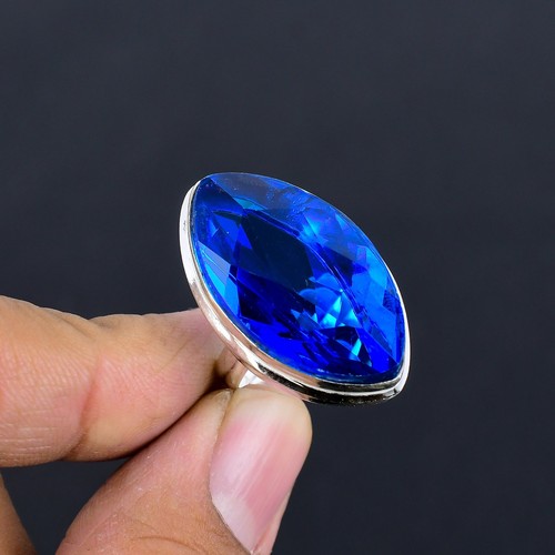 Tanzanite quartz marquise - tanzanite,
