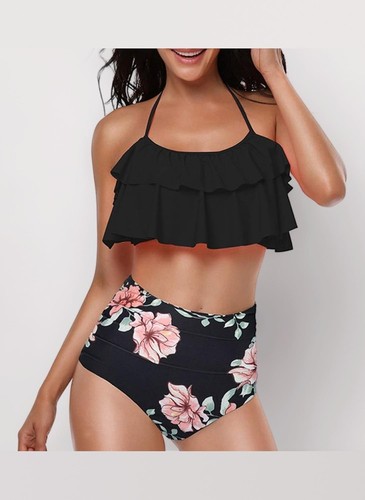 Womens teerfu black ruffle - womens,