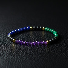 Shungite bracelet Amethyst