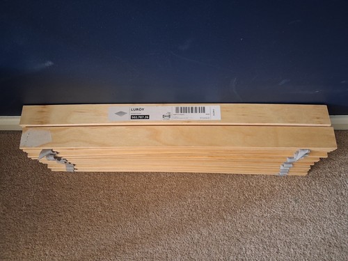 Ikea luröyslatted bed - bed, base