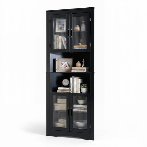 Tier corner storage cabinet - 6-tier,