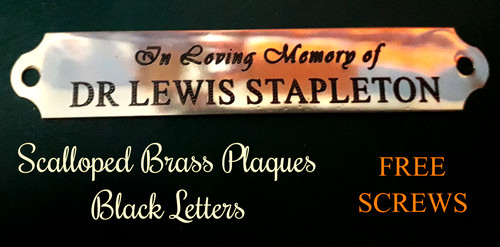 Memorial brass plaques - memorial,
