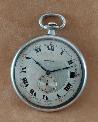 Antique longines 50mm sterling - longines,