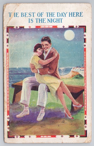 Postcard vintage comic - postcard,