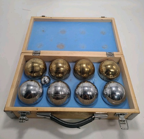 Vintage chrome gold petanque - gold,