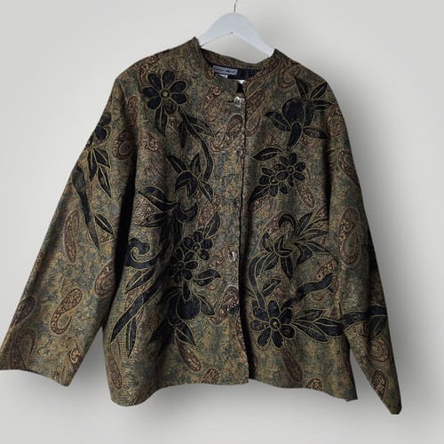 Indigo moon jacket embroidered - indigo,