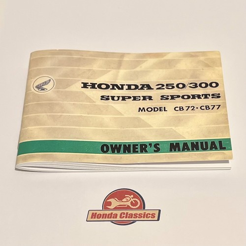 Honda cb72 cb77 drivers - cb72,