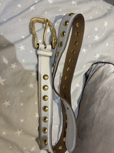 Prada cream studded - cream, belt-