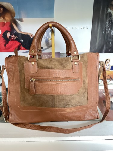 River island tan - river, suede