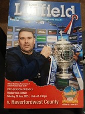 Linfield v Haverfordwest County Psf season 2025-2026