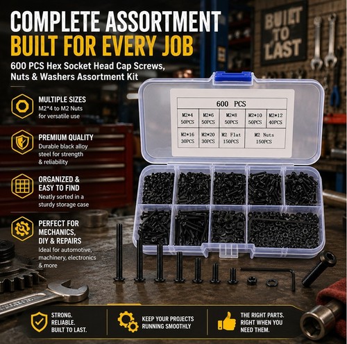 Nuts and bolts - bolts, assorted