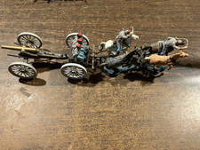 Britains Swoppet Vintage Civil War Confederate Caisson and cannon set